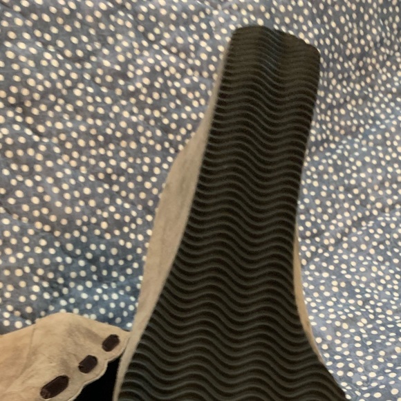 Van Eli, soft suede wedge, Brown, W 7 - Picture 3 of 6